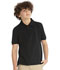 Photograph of Real School Child Unisex Short Sleeve Pique Polo Black 68112-RBLK