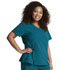 Photograph of Dickies Xtreme Stretch V-Neck Top in Hunter Green