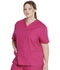 Photograph of Dickies EDS Signature V-Neck Top in Hot Pink