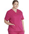 Photograph of Dickies EDS Signature V-Neck Top in Hot Pink