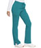 Photograph of Dickies Advance Mid Rise Boot Cut Drawstring Pant in Teal Blue