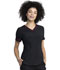 Photograph of Dickies Retro V-Neck Top in Black / Red