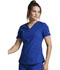 Photograph of Dickies Retro V-Neck Top in Galaxy Blue