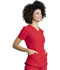 Photograph of Dickies Retro V-Neck Top in Red