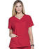 Photograph of ScrubStar Women Women's Brushed Poplin V-neck Top Red WD807-CRED