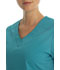 Photograph of Walmart USA CE Women's Women Women's V-neck Top Aquamarine Blue WM893-AQBU