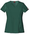 Photograph of Dickies Xtreme Stretch V-Neck Top in Hunter Green