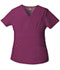 Photograph of Dickies EDS Signature Mock Wrap Top in Wine