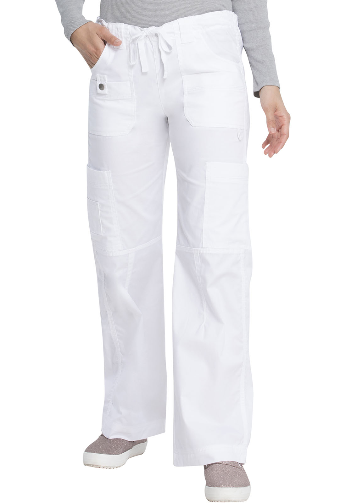 white cargo pants