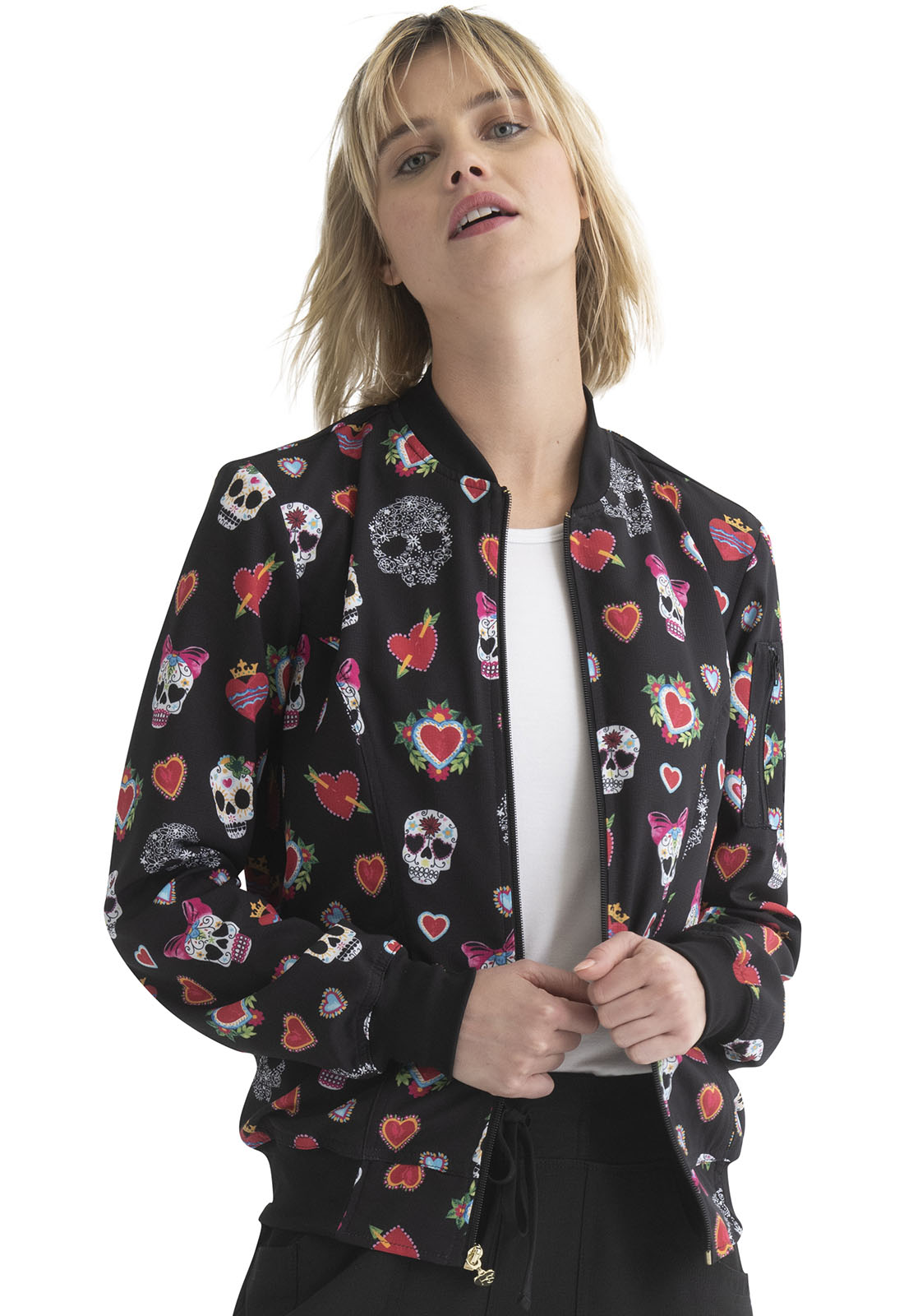 Bomber deals scrub jacket