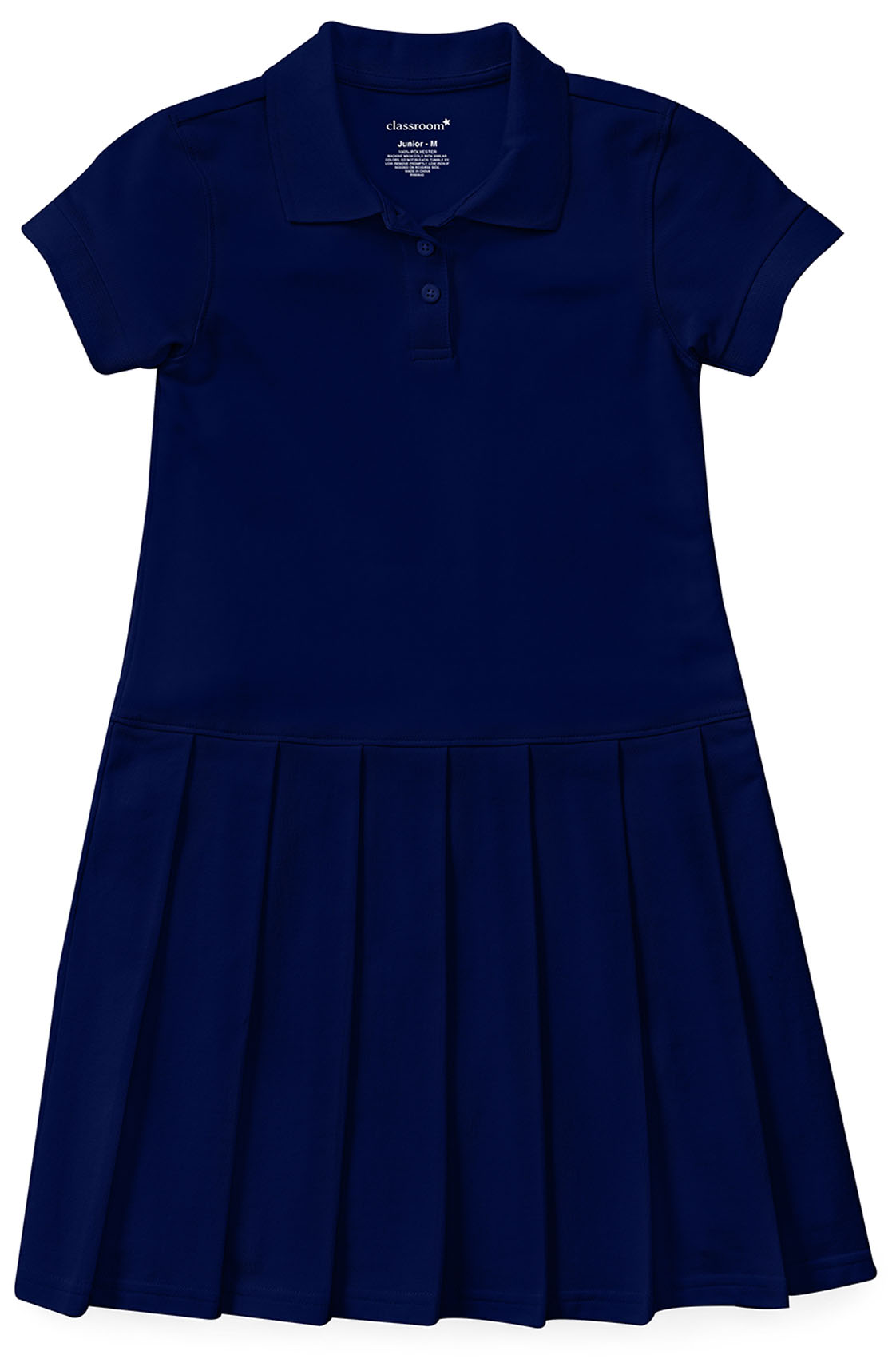 girls navy polo dress