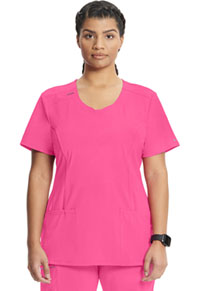 Cherokee Round Neck Top Carmine Pink (2624A-CPPS)