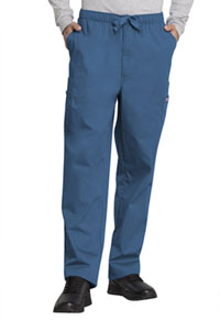 Cherokee Workwear Men's Fly Front Cargo Pant Caribbean Blue (4000-CARW)