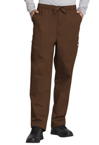 Cherokee Workwear Men's Fly Front Cargo Pant Chocolate (4000-CHCW)