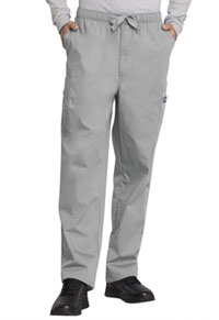 Cherokee Workwear Men's Fly Front Cargo Pant Grey (4000-GRYW)