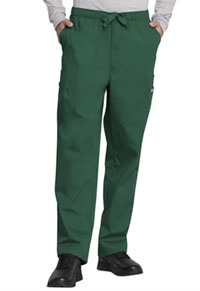 Cherokee Workwear Men's Fly Front Cargo Pant Hunter Green (4000-HUNW)