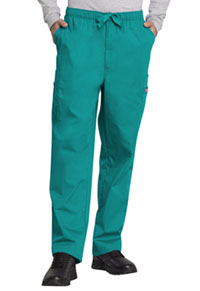 Cherokee Workwear Men's Fly Front Cargo Pant Teal Blue (4000-TLBW)