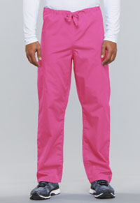 Cherokee Workwear Unisex Drawstring Cargo Pant Shocking Pink (4100-SHPW)