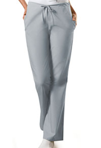 Cherokee Workwear Natural Rise Flare Leg Drawstring Pant Grey (4101-GRYW)