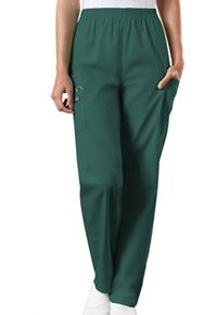 Cherokee Workwear Natural Rise Tapered Pull-On Cargo Pant Hunter Green (4200-HUNW)