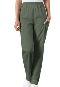 Cherokee Workwear Natural Rise Tapered Pull-On Cargo Pant Olive (4200-OLVW)