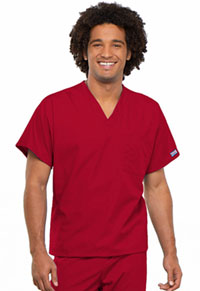 Cherokee Workwear Unisex V-Neck Tunic Red (4777-REDW)