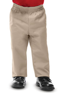 Classroom Uniforms Preschool Unisex Pull On Dbl Knee Pant Khaki (51060-KAK)
