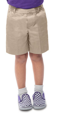 Classroom Uniforms Preschool Unisex Flat Front Short Khaki (52360-KAK)