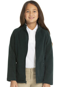 Classroom Uniforms Girls Fitted Polar Fleece Jacket Hunter Green (59102-HUN)