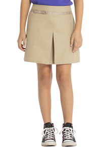 Real School Uniforms Pleat Scooter with Ribbon Bow Khaki (65002-RKAK)