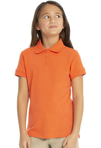 Real School Uniforms Short Sleeve Fem-Fit Polo Orange (68000-RORG)