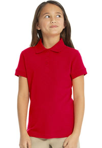 Real School Uniforms Short Sleeve Fem-Fit Polo Red (68000-RRED)