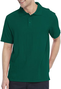Real School Uniforms Short Sleeve Pique Polo Hunter Green (68114-RHUN)