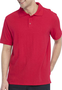 Real School Uniforms Short Sleeve Pique Polo Red (68114-RRED)