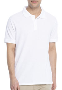 Real School Uniforms Short Sleeve Pique Polo White (68114-RWHT)
