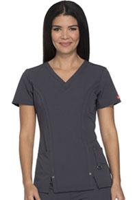 Dickies V-Neck Top Pewter (82851-PWT)
