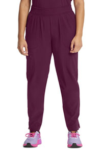 Cherokee Mid Rise Tapered Leg Pull-on Pant Wine (CK065A-WNPS)