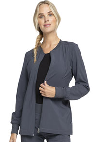 Cherokee Zip Front Jacket Pewter (CK370A-PWPS)