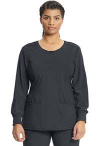 Cherokee Long Sleeve V-Neck Top Pewter (CK781A-PWPS)