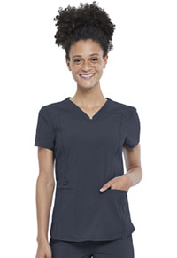 Cherokee V-Neck Top Pewter (CK798-PWT)
