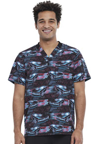 Tooniforms Men's V-Neck Print Top Fast And Furious (TF730-TFFF)