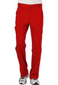 Cherokee Workwear Men's Fly Front Pant Red (WW140-RED)