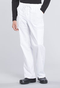 Workwear WW Professionals Men's Tapered Leg Fly Front Cargo Pant (WW190T-WHT) (WW190T-WHT)