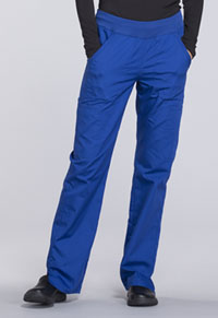 Cherokee Workwear Mid Rise Straight Leg Pull-on Cargo Pant Galaxy Blue (WW210-GABW)