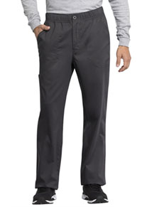 Cherokee Workwear Men's Mid Rise Straight Leg Zip Fly Pant Pewter (WW250AB-PWT)