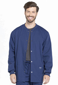 Workwear WW Professionals Men's Snap Front Jacket (WW360-NAV) (WW360-NAV)