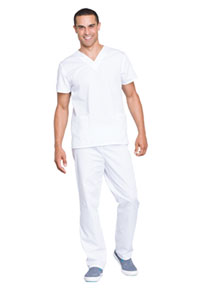 Cherokee Workwear Unisex Top and Pant Set White (WW530C-WHTW)