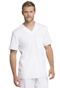 Cherokee Workwear Men's Tuckable V-Neck Top White (WW755AB-WHT)