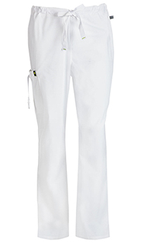 Code Happy Men's Drawstring Cargo Pant White (16001AB-WHCH)