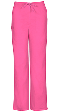 Cherokee Workwear Unisex Natural Rise Drawstring Pant Shocking Pink (34100A-SHPW)